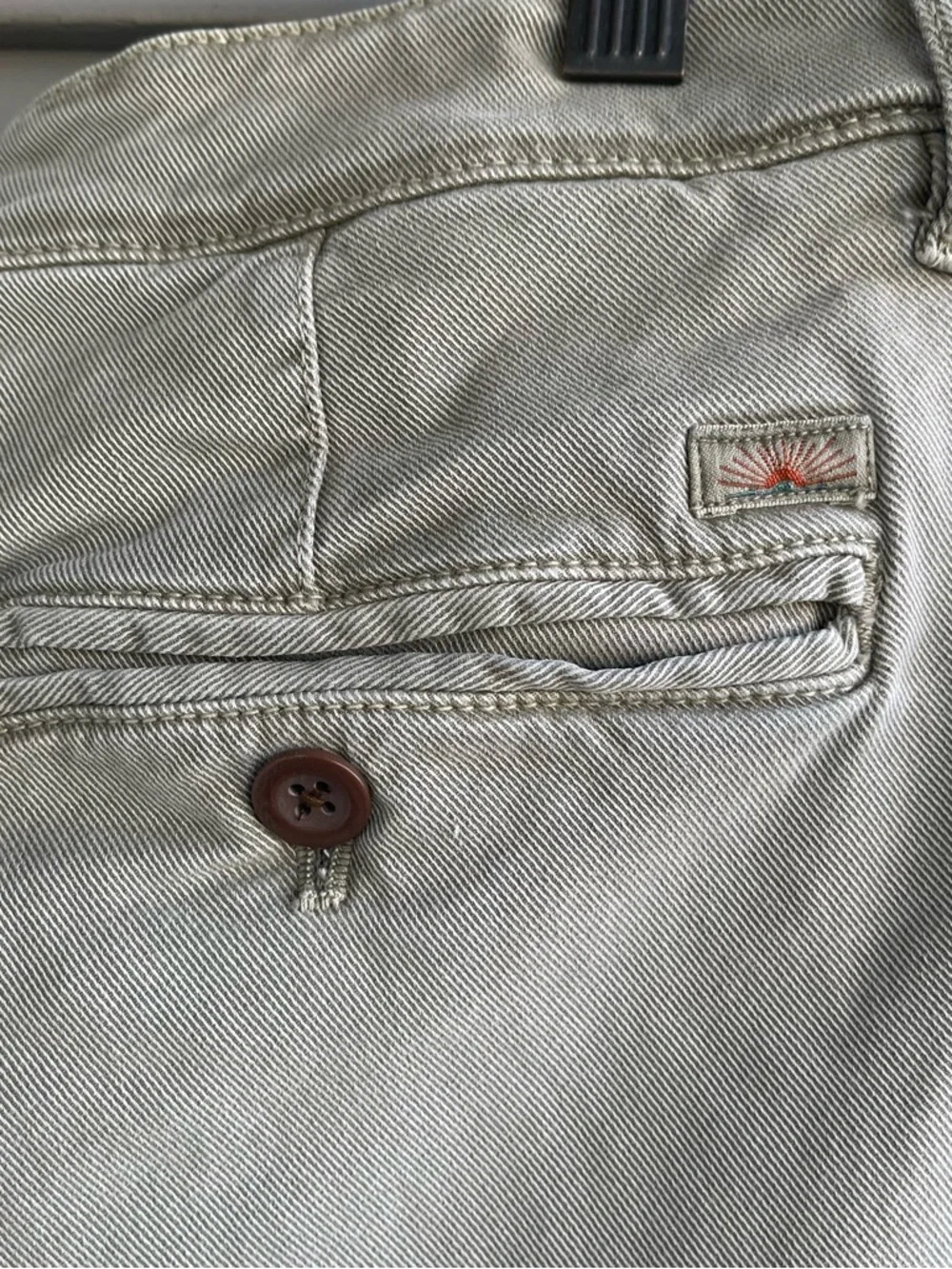Faherty Olive Drab Tencel / Cotton Classic Men's Chino Shorts size 32